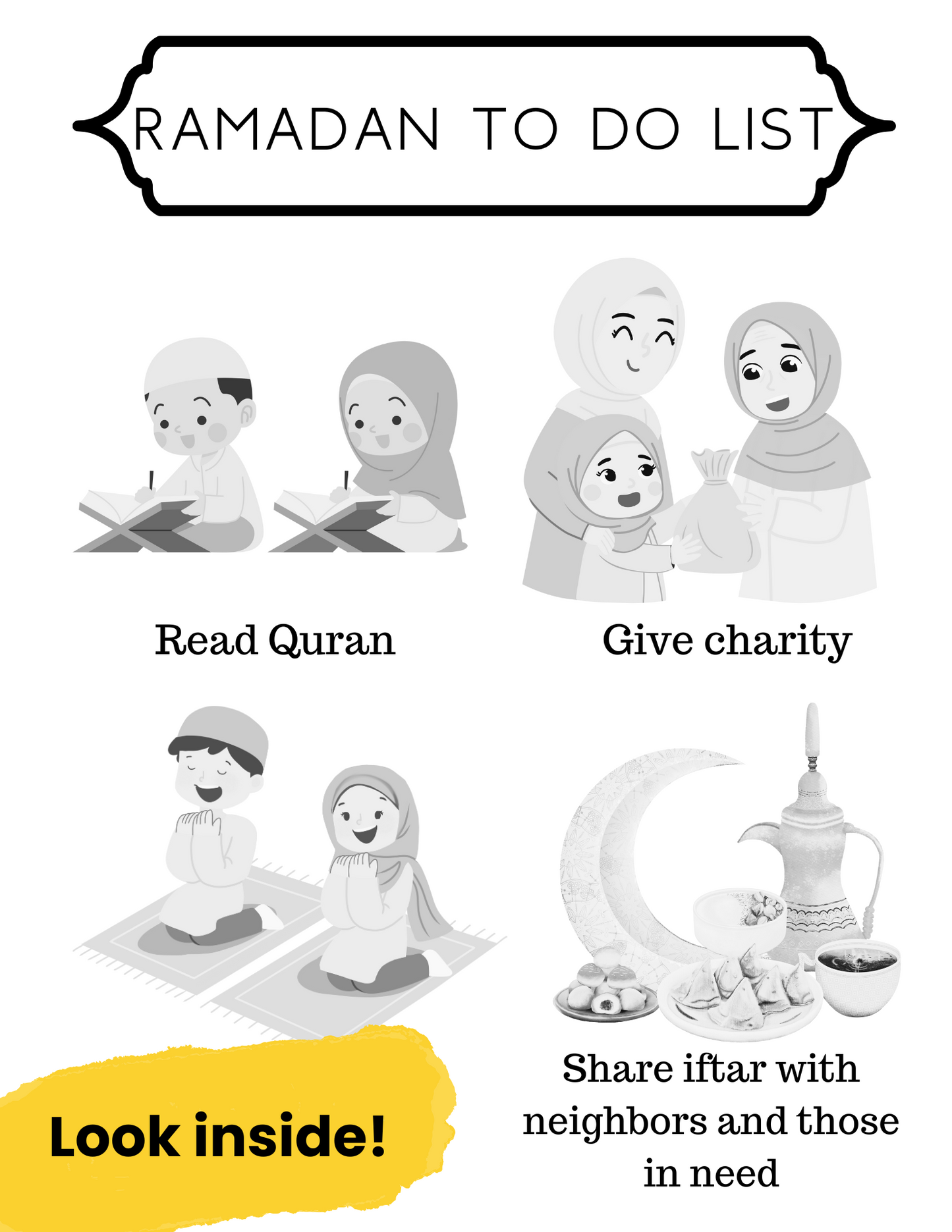 Ramadan Coloring and Activity Book